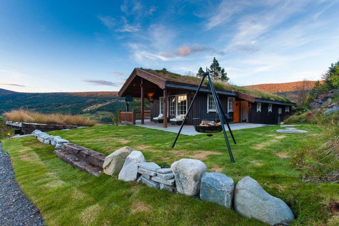 Luxury Cabin In The Mountains With All Facileties Sonstebo Buitenkant foto