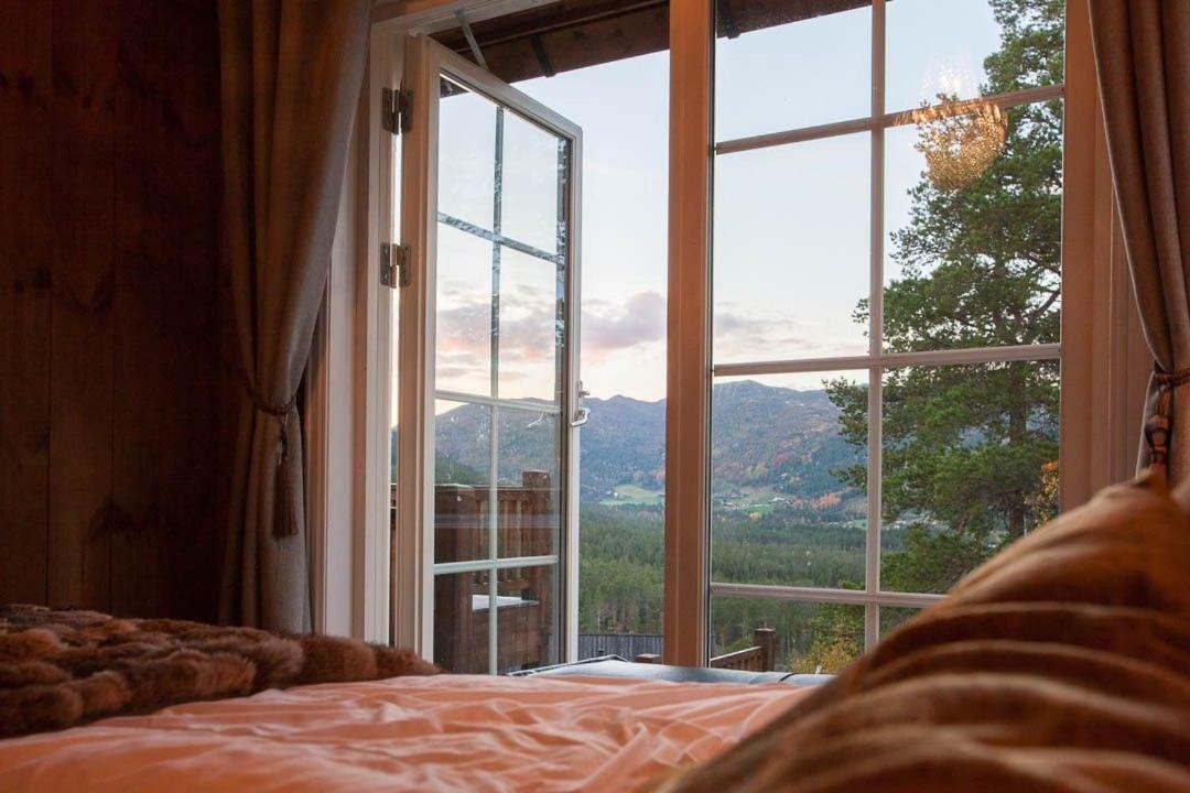 Luxury Cabin In The Mountains With All Facileties Sonstebo Buitenkant foto