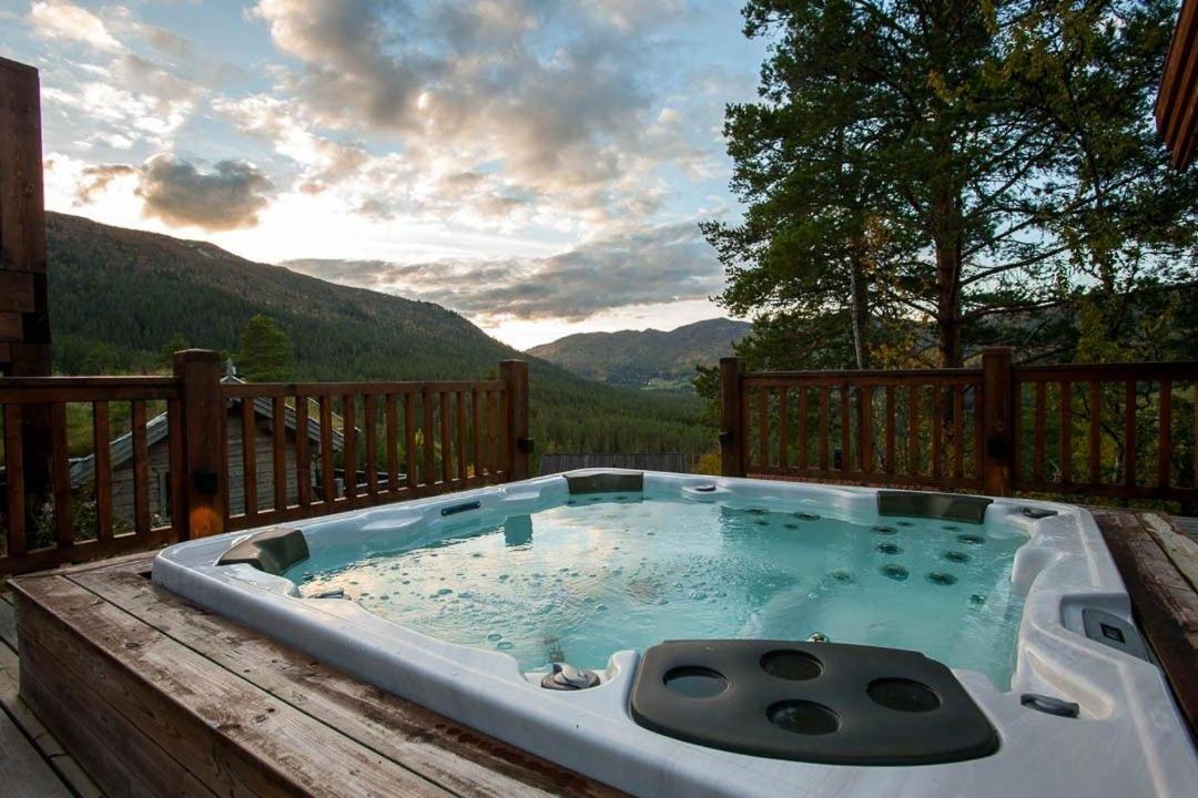 Luxury Cabin In The Mountains With All Facileties Sonstebo Buitenkant foto