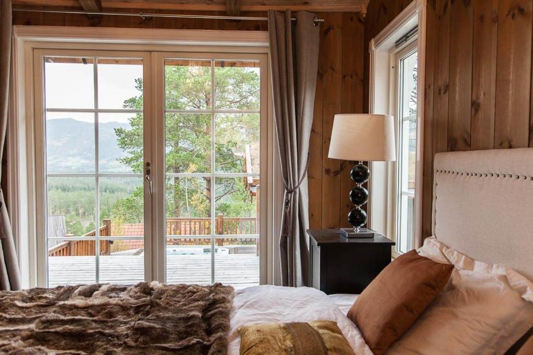 Luxury Cabin In The Mountains With All Facileties Sonstebo Buitenkant foto